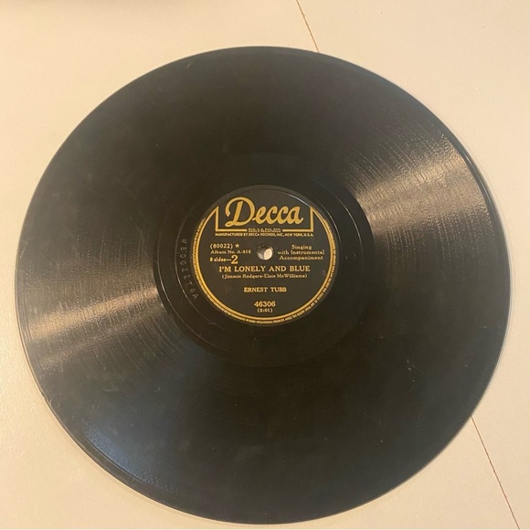 Mother, Queen Of My Heart / I’m Lonely And Blue - Jimmie Rodger’s - DECCA Record - Picture 5 of 5